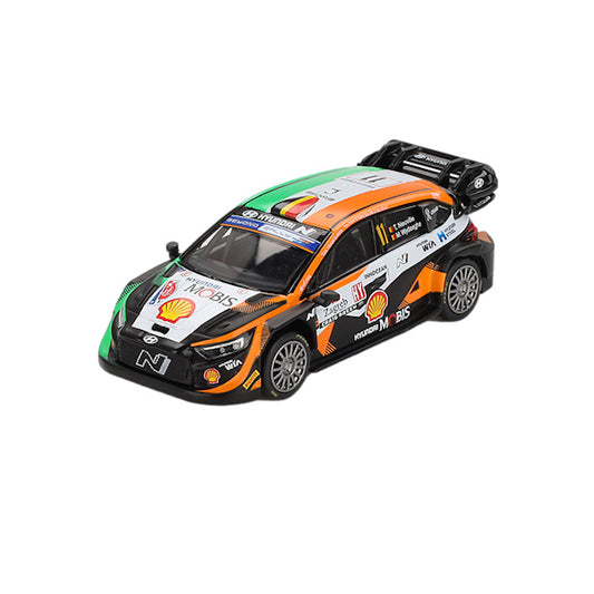 1:64 scale Hyundai i20 N Rally1 #11 2023 Rally Croatia Power Stage Winner