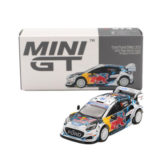 1:64 scale M-Sport Ford WRT #13 Ford Puma Rally1 2024 Rally Monte Carlo