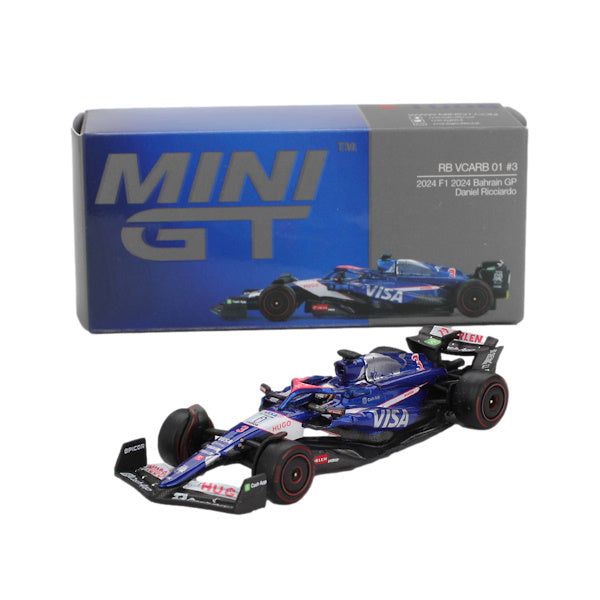 1:64 scale Daniel Ricciardo #3 RB VCARB 01 2024 F1 2024 Bahrain GP