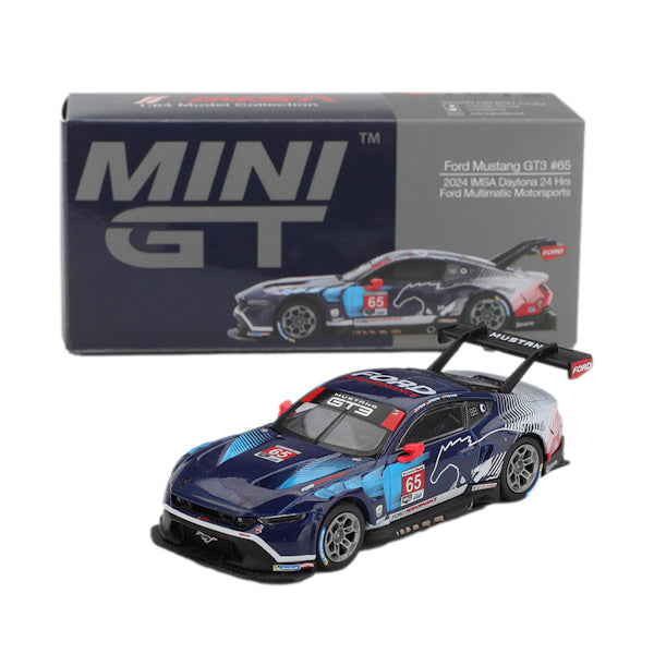 1:64 scale Ford Multimatic Motorsports #65 Ford Mustang GT3 2024 IMSA Daytona 24 Hrs