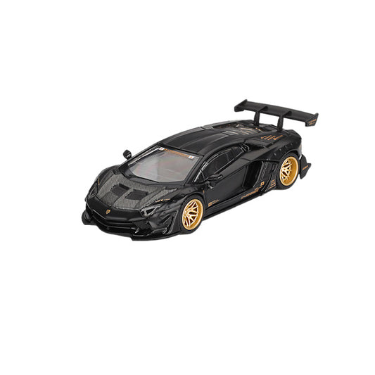 1:64 scale LB★WORKS Lamborghini Aventador Limited Edition Matte Black