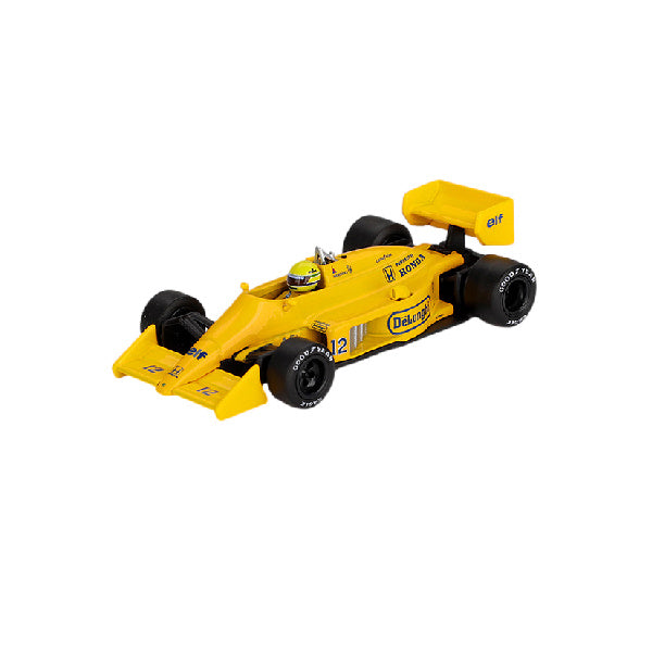 1:64 scale Ayrton Senna #12 Lotus 99T 1987 Monaco Grand Prix Winner