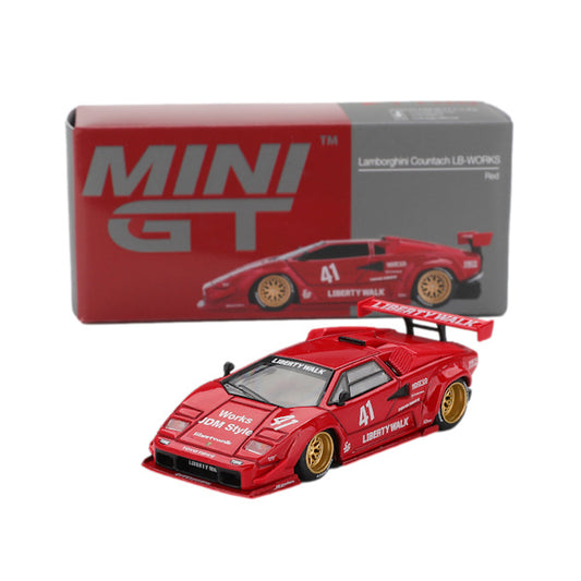 1:64 scale Lamborghini Countach LB-WORKS Red