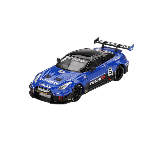 1:64 scale LB-Silhouette WORKS GT NISSAN 35GT-RR Ver.2 Blue