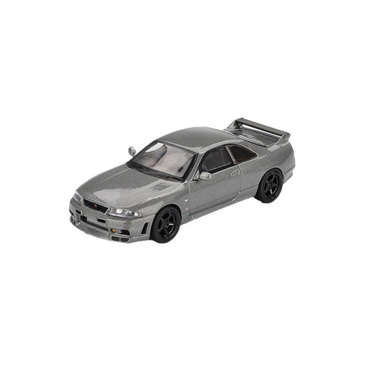 1:64 scale NISSAN Skyline GT-R Dark Metal Gray (NISMO BCNR33 CRS Version)