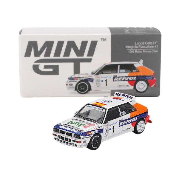 1:64 scale Lancia Delta HF Integrale Evoluzione #1 1993 Rallye Monte-Carlo