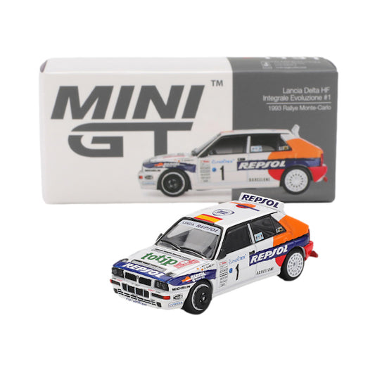 1:64 scale Lancia Delta HF Integrale Evoluzione #1 1993 Rallye Monte-Carlo