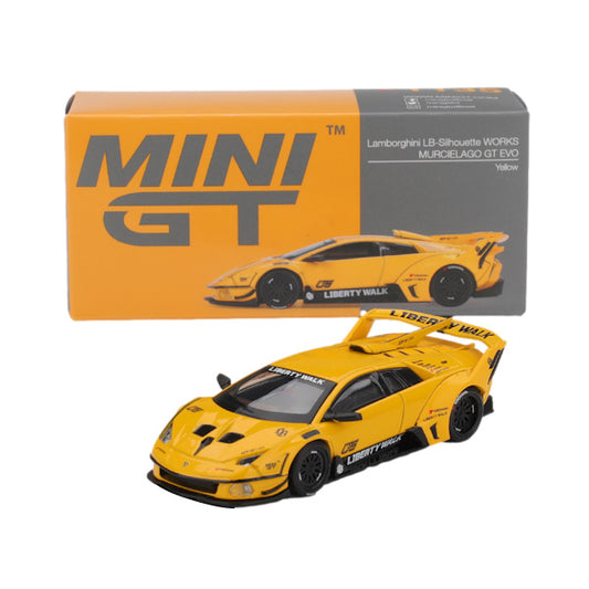 1:64 scale Lamborghini LB-Silhouette WORKS MURCIELAGO GT Evo Yellow
