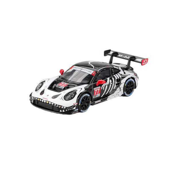 1:64 scale AO Racing “Skeleton Rexy” #77 Porsche 911 GT3 R 2025 IMSA Petit Le Mans
