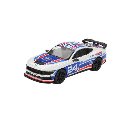 1:64 scale Ford Mustang Dark Horse #24 Ford Performance Racing School