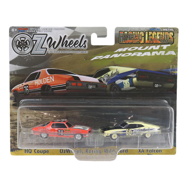 1:64 scale OzWheels Racing Wild Card HQ Coupe and XA Falcon Twin Set