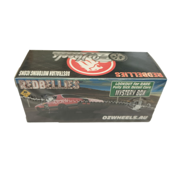 1:64 scale Oz Wheels Holden Red Bellies Mystery Boxes Plastic Chassis
