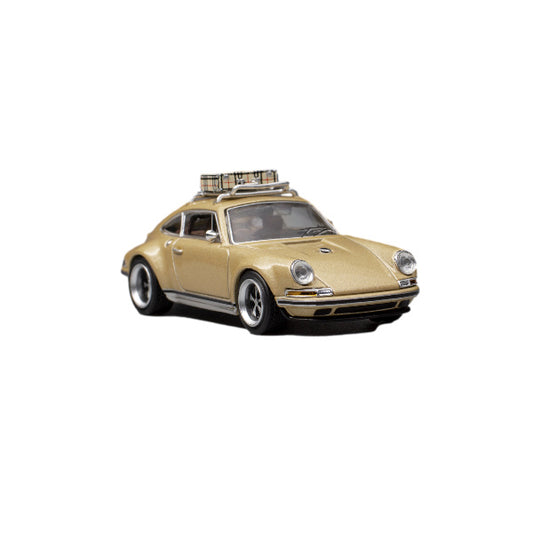 1:64 scale Porsche 964 Singer Gold with Roof Racks