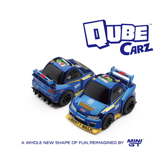 Qube Carz 1:64 scale Nissan SILVIA (S15) LB-Super Silhouette Fausto Racing #555