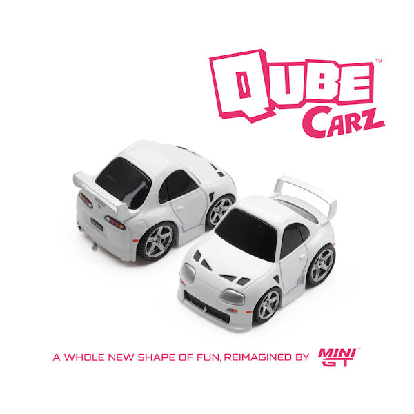 Qube Carz 1:64 scale Toyota TRD 3000GT White