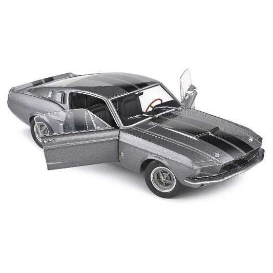 1:18 scale 1967 Shelby GT500 Grey with Black Stripes