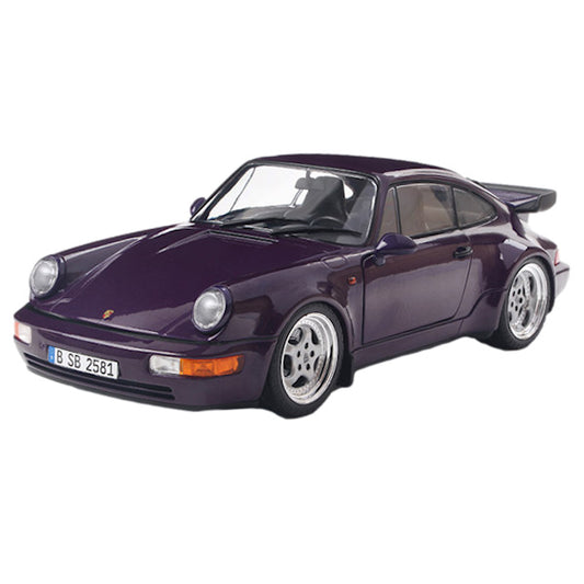 1:18 scale 1990 Porsche 911 (964) Turbo Violet Blue Metallic