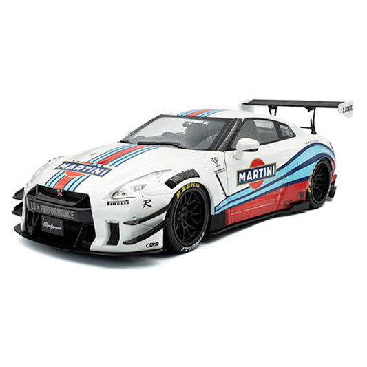 1:18 scale Nissan GT-R (R35) W/ Liberty Walk Body Kit KIT 2.0 M 2024 Martini