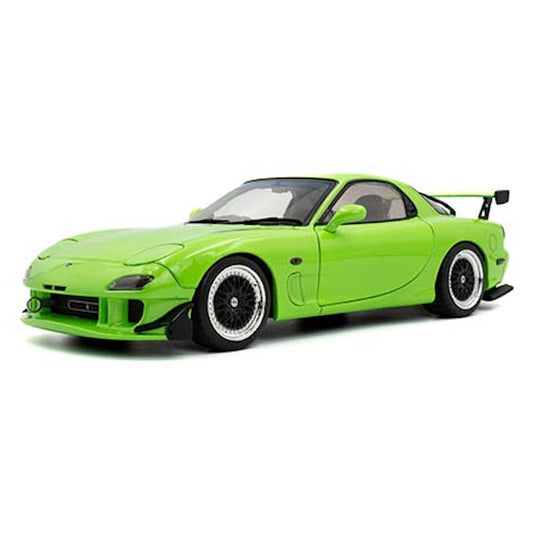 1:18 scale 1999 Mazda RX7 FD3RS Solido Works Neon Green