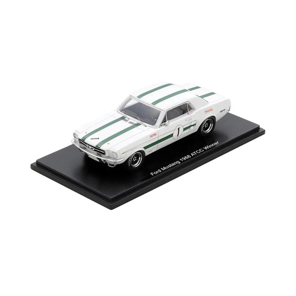 1:43 scale Ian "Pete" Geoghegan #1 Ford Mustang 1968 Warwick Farm ATCC Winner