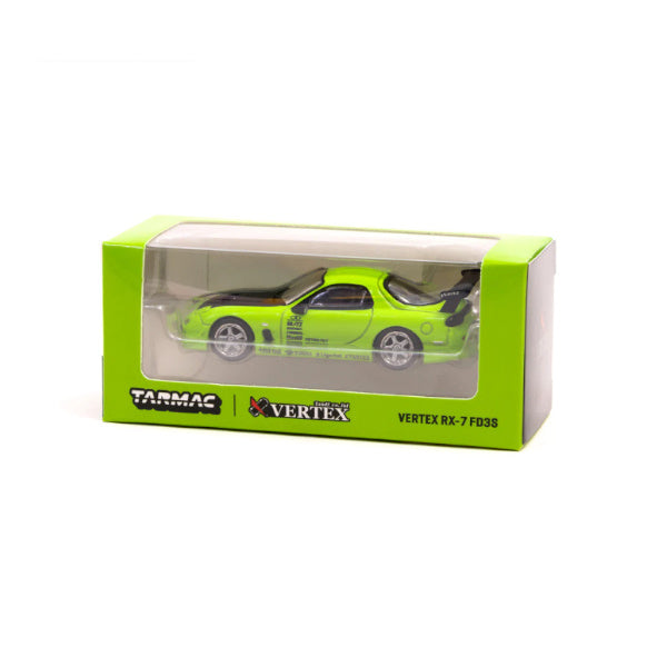 1:64 scale VERTEX Mazda RX-7 FD3S Light Green