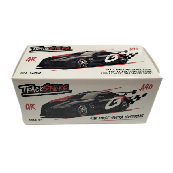 1:64 scale Toyota Gazoo Racing Australia #A90 Toyota Supra Supercar 2025 Bathurst 1000 Launch Livery