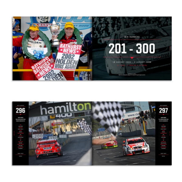 500 Championship Race Wins For Holden Commodore Hardcover Book