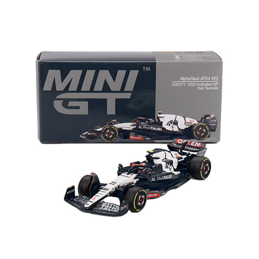 1:64 scale Yuki Tsunoda #22 AlphaTauri AT04 F1 2023 Australian GP