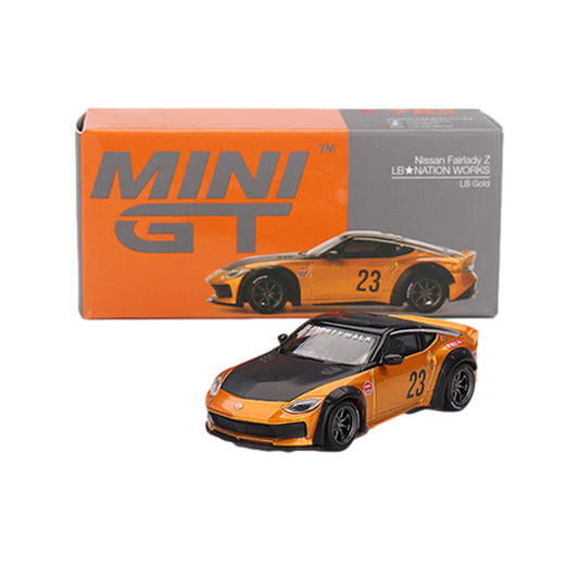 1:64 scale Nissan Z LB★NATION WORKS LB Gold