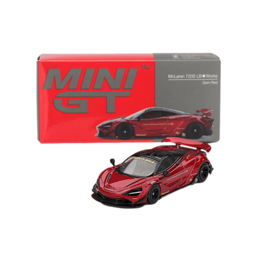 1:64 scale McLaren 720S LB★Works Gem Red