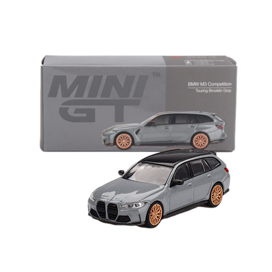 1:64 scale BMW M3 Competition Touring Brooklyn Grey