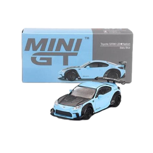 1:64 scale Toyota GR86 LB★Nation Baby Blue