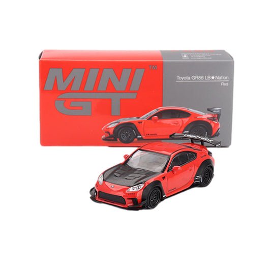 1:64 scale Toyota GR86 LB★Nation Red