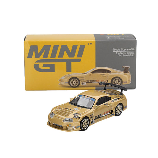 1:64 scale Toyota Supra (A80) Top Secret GT-300 Top Secret Gold