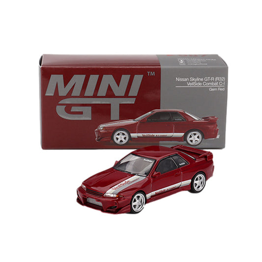 1:64 scale Nissan Skyline GT-R (R32) VeilSide Combat C-I Gem Red