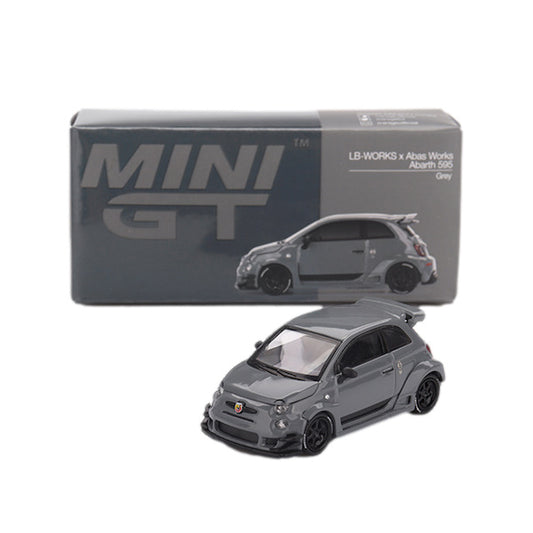 1:64 scale Abarth 595 LB-WORKS x Abas Works Grey