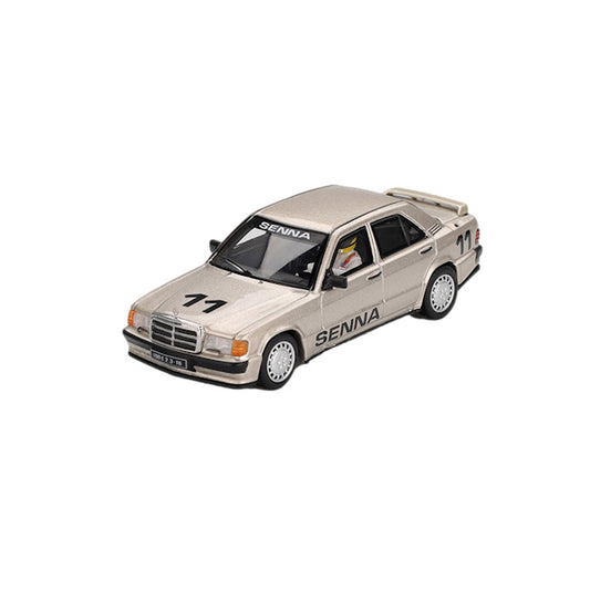 1:64 scale Ayrton Senna #11 Mercedes-Benz 190 E 2.3-16 1984 Nürburgring Race of Champions