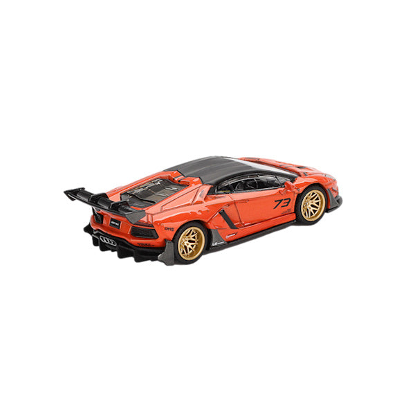 Mini GT 1:64 scale LB★WORKS Lamborghini Aventador Limited Edition Orange MDX 2025