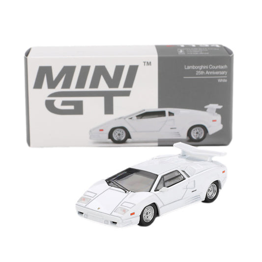 1:64 scale Lamborghini Countach 25th Anniversary White