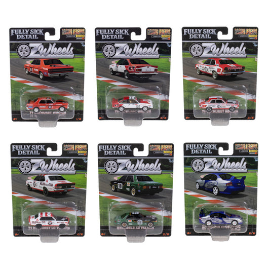 1:64 scale OzWheels Fully Sick Detail Racing Legends Set of 6