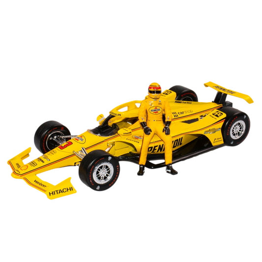 1:18 scale Scott McLaughlin #3 Pennzoil Team Penske Dallara 2021 Indy 500 with figurine