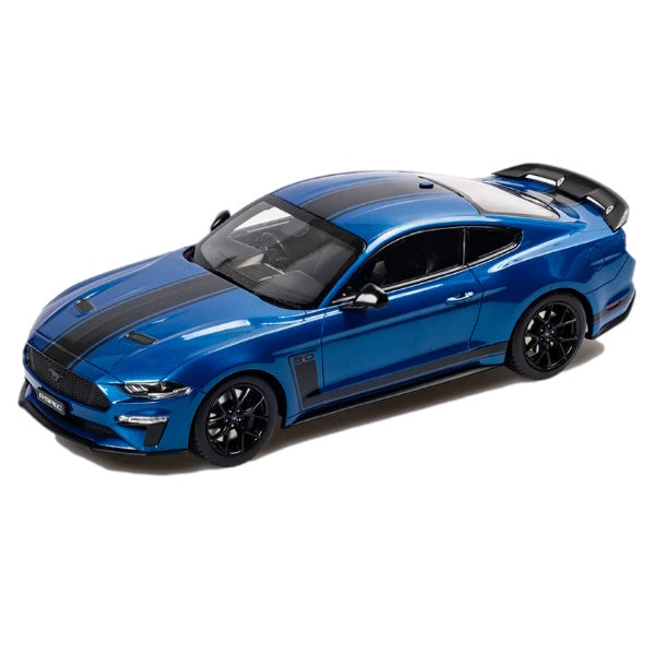 1:18 scale Ford Mustang R-Spec in Velocity Blue