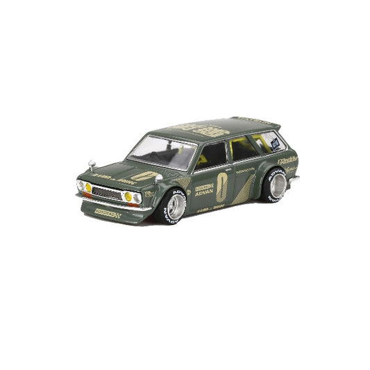 1:64 scale Datsun KAIDO 510 Wagon Green