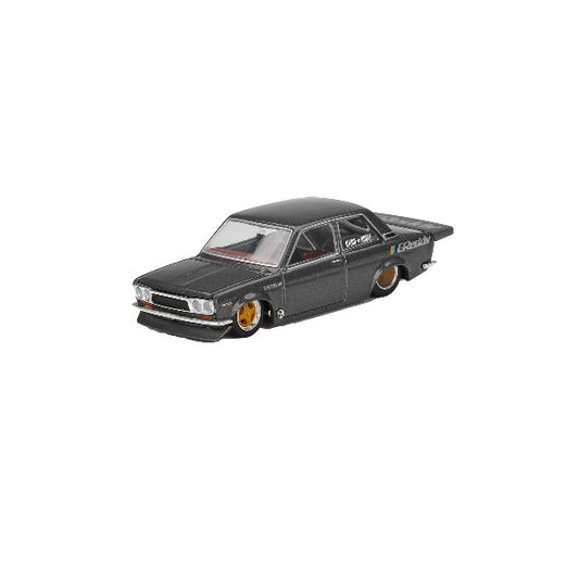 1:64 scale Datsun 510 Pro Street GREDDY Gun Metal Grey