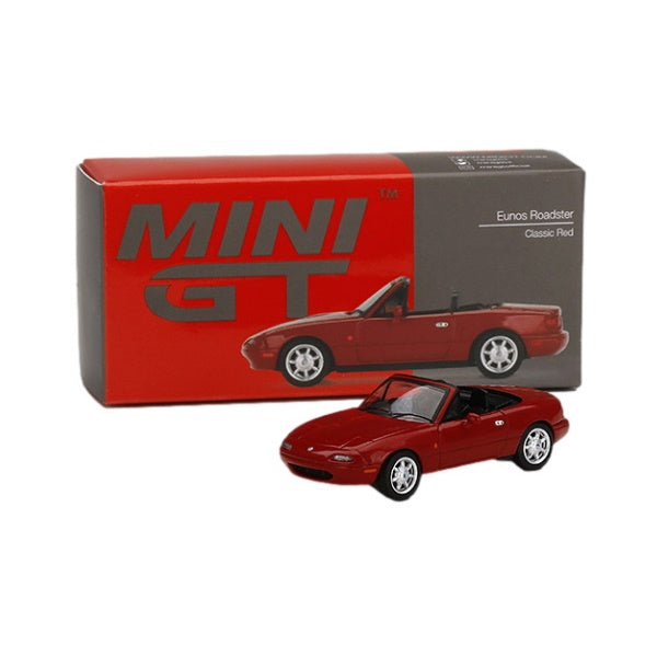 1:64 scale Eunos Roadster Classic Red RHD