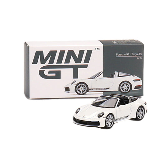 1:64 scale Porsche 911 Targa 4S in White