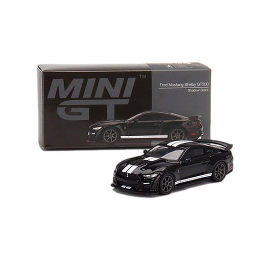 1:64 scale Ford Mustang Shelby GT500 in Shadow Black