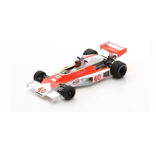 1:43 scale Gilles Villeneuve #40 McLaren M23 1977 British GP