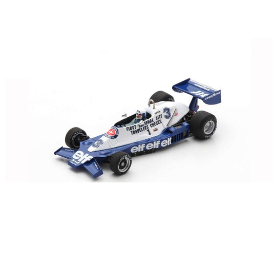 1:43 scale Didier Pironi #3 Tyrrell 008 5th place 1978 German GP