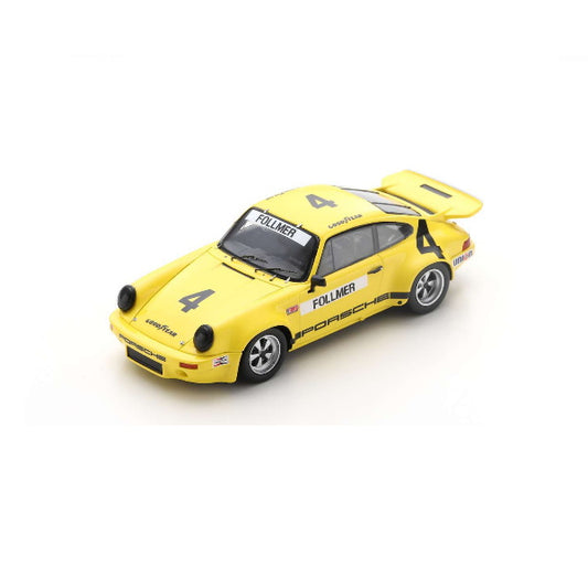 1:43 scale George Follmer #4 Porsche 911 RS 3.0 1974 IROC Daytona 5th place